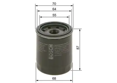 BOSCH 09864B7063 Yağ Filtresi - 5. Görsel