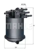 MAHLE KL414 Yakıt Filtresi