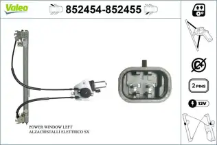 Cam Krikosu Arka Sol VALEO 852454