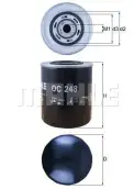 MAHLE OC248 Yağ Filtresi