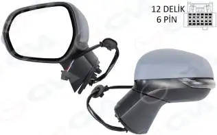 Dikiz Aynası Dış Sol BSG 30-900-146