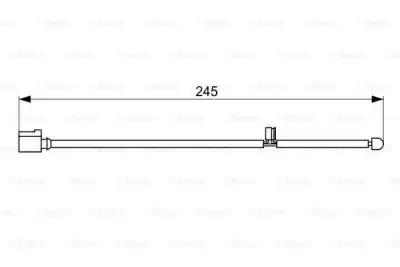BOSCH 1987474563 Fren Balata Fısı Arka - 2. Görsel