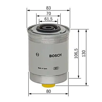 BOSCH 1457434103 Dizel Filtre - 5. Görsel