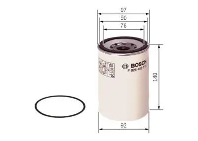 BOSCH F026402118 Dizel Filtre - 5. Görsel