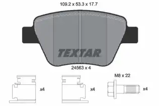 TEXTAR 2456301 Fren Balatası Arka