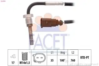 Egzoz Sıcaklık Sensörü  BOEM 03L906088J