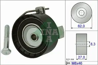 INA 531081310 Eksantrik Gergi Rulmanı
