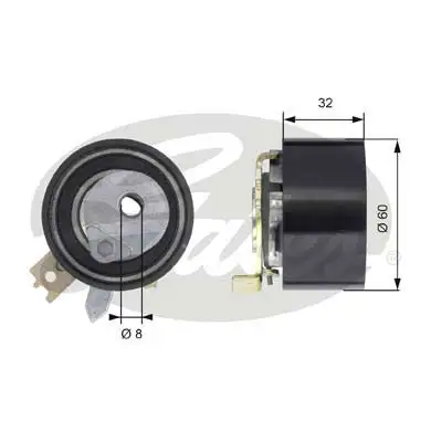GATES T43014 Eksantrik Gergi Rulmanı - 1. Görsel