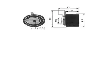 GATES T43014 Eksantrik Gergi Rulmanı - 2. Görsel