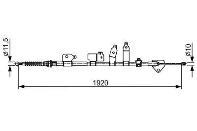BOSCH 1987482438 El Fren Teli - 1. Görsel