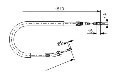 BOSCH 1987477852 Fren Teli - 1. Görsel