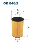 FILTRON OE6462 Yağ Filtresi