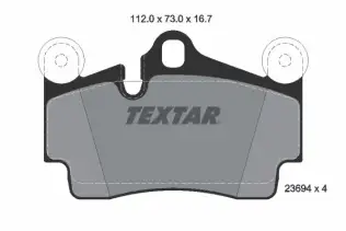 TEXTAR 2369402 Fren Balatası Arka