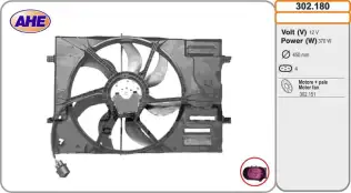 IOE-VW 5Q0121205AL Fan Davlumbazı