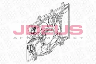 Fan, Motor Soğutması JDEUS EV0111560