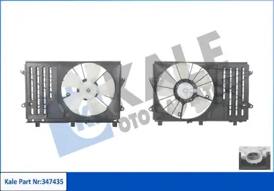 Fan, Motor Soğutması KALE OTO RADYATÖR 347435 - 1. Görsel