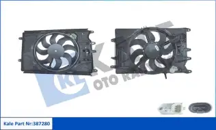 Fan, Motor Soğutması KALE OTO RADYATÖR 387280