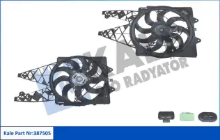 Fan, Motor Soğutması KALE OTO RADYATÖR 387505