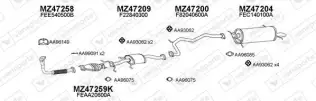 Egzoz Sistemi VENEPORTE 470018