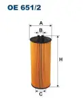 FILTRON OE6512 Yağ Filtresi