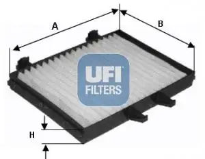 Filtre, Kabin Havası UFI 53.128.00