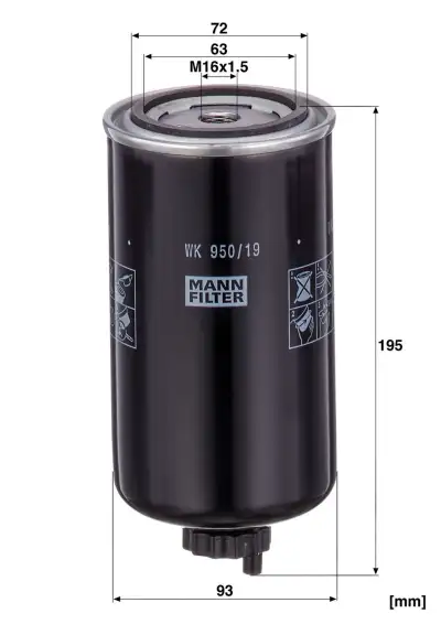 FILTRON PP 879/5 Yakıt Filtresi - 2. Görsel
