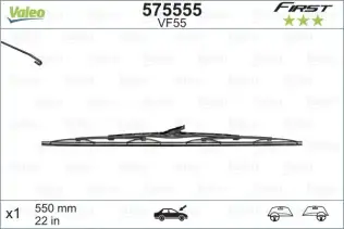 VALEO 575555 Silecek Süpürgesi Ön