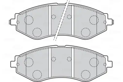 VALEO 670361 Fren Balatası Ön - 2. Görsel