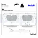 Fren Balata Seti, Diskli Fren DELPHI LP3526