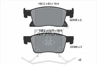 Fren Disk Balata Ön FITPART FIT01014005O