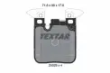 TEXTAR 2502902 Fren Balatası Arka