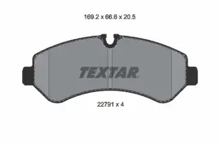 TEXTAR 2279101 Fren Balatası Arka