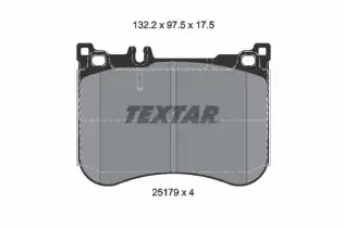 TEXTAR 2517903 Fren Balatası Ön