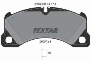 TEXTAR 2500701 Fren Balatası Ön