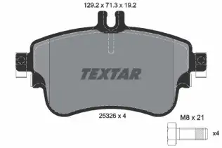 TEXTAR 2532601 Fren Balatası Ön