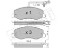 Fren Disk Balata Arka TWINS 16479