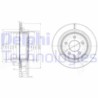 Fren Disk Ayna Arka Sağ ve Sol DELPHI BG3765C