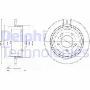 Fren Disk Ayna Arka Sağ ve Sol DELPHI BG4177