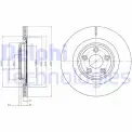 Fren Disk Ayna Arka Sağ ve Sol DELPHI BG4202C