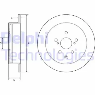 Fren Disk Ayna Arka Sağ ve Sol DELPHI BG4919C