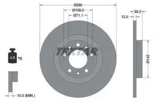 Fren Disk Ayna Arka Sağ ve Sol PSA ORJINAL YL01845380