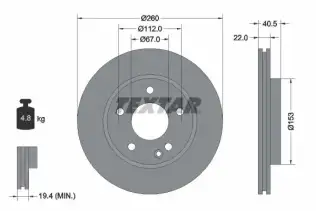 Fren Disk Ayna Ön Sağ ve Sol EUROREPAR 1618881280