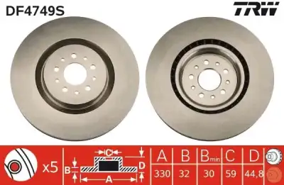 Fren Disk Ayna Ön Sağ ve Sol FIAT ORJINAL 51768587 - 1. Görsel