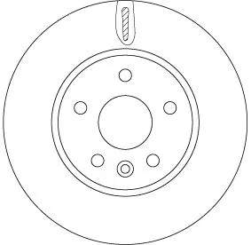 Fren Disk Ayna Ön Sağ ve Sol WALBURG WBD1361 - 1. Görsel