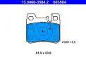 Fren Disk Balata Arka ATE 13.0460-3504.2