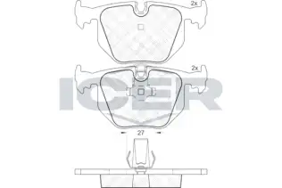 Fren Disk Balata Arka AYD 60305A