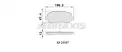 Fren Disk Balata Arka BRAXIS AA0352