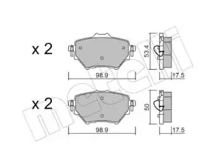 Fren Disk Balata Arka FROW 290.1102.102
