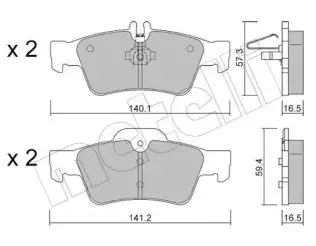 Fren Disk Balata Arka MANDO 015189