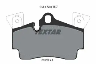 Fren Disk Balata Arka TEXTAR 2401001